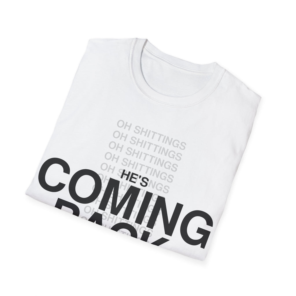 Ricch Apparel White Tee - He's Coming Back