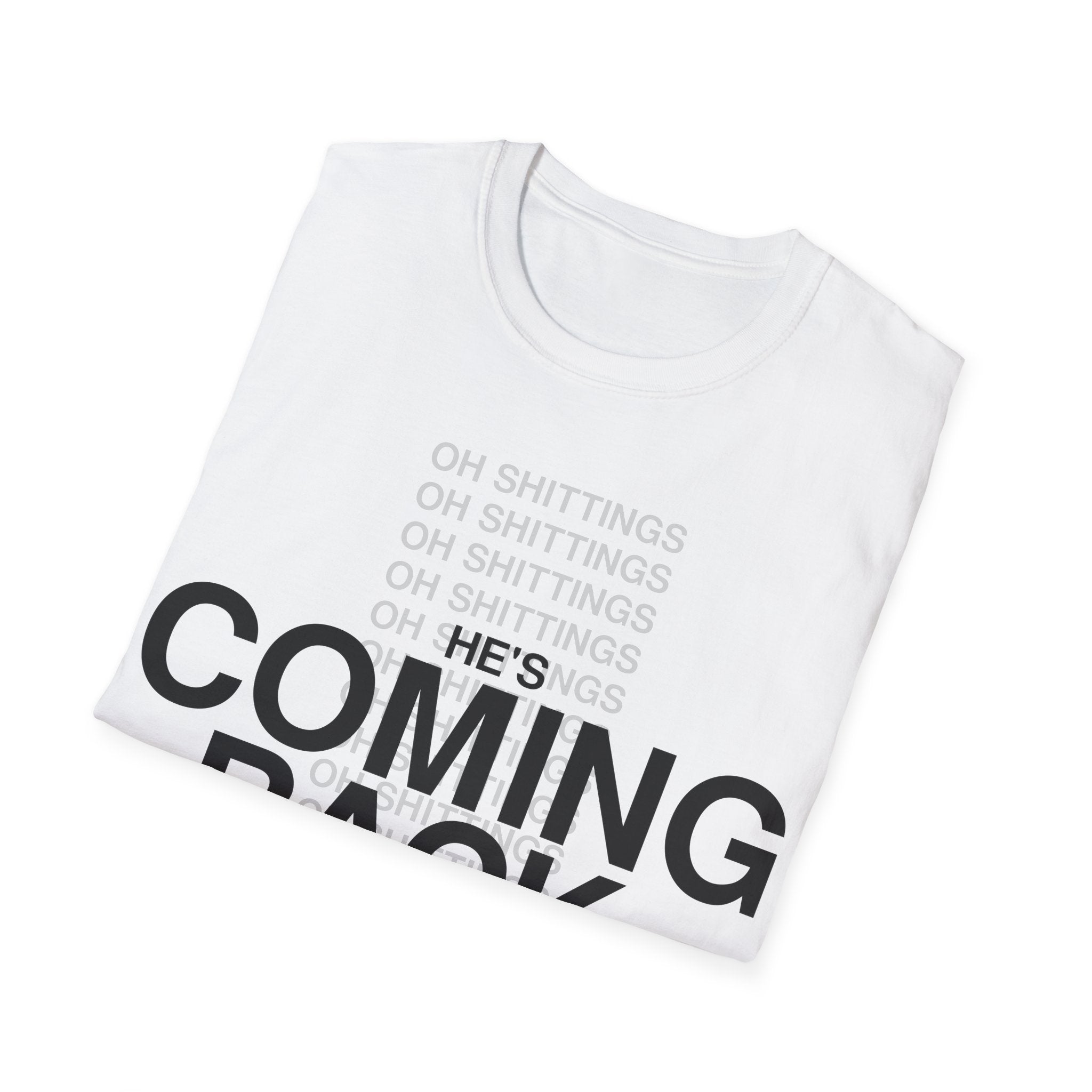 Ricch Apparel White Tee - He's Coming Back
