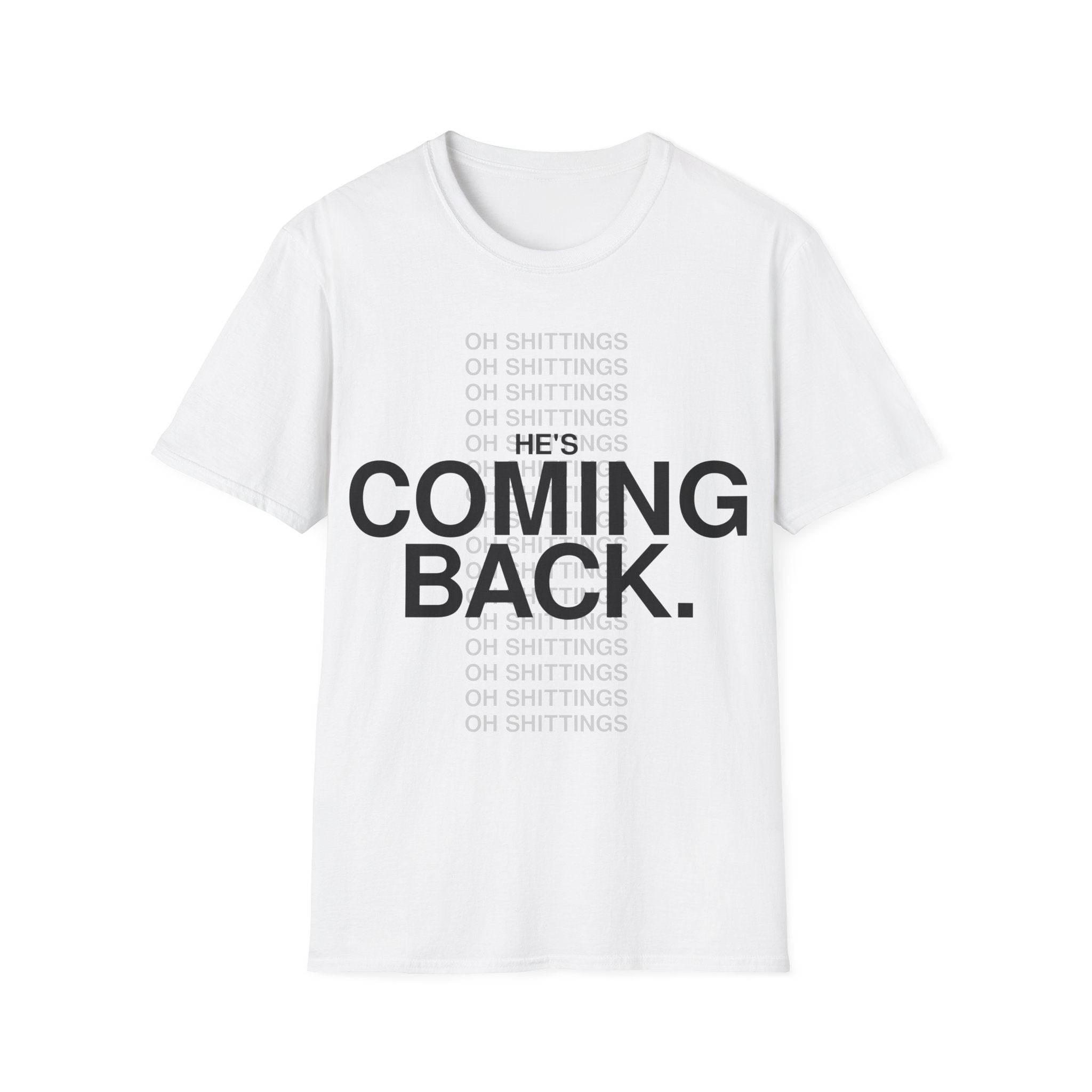 Ricch Apparel White Tee - He's Coming Back